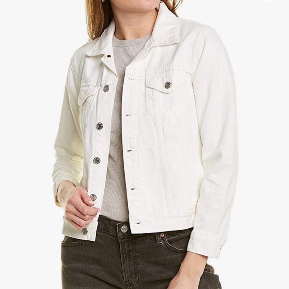 Lucky Brand white denim jacket
